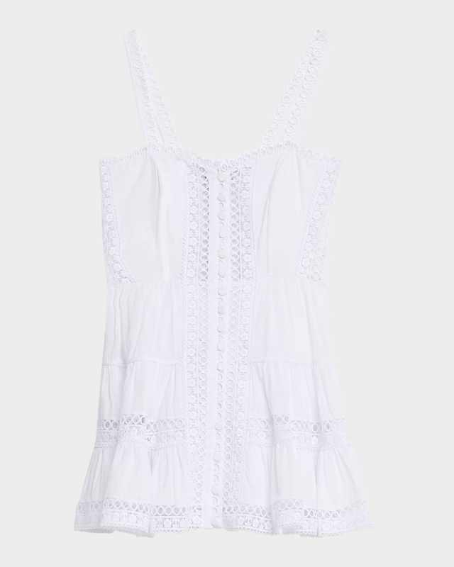 Lenora Embroidered Mini Dress